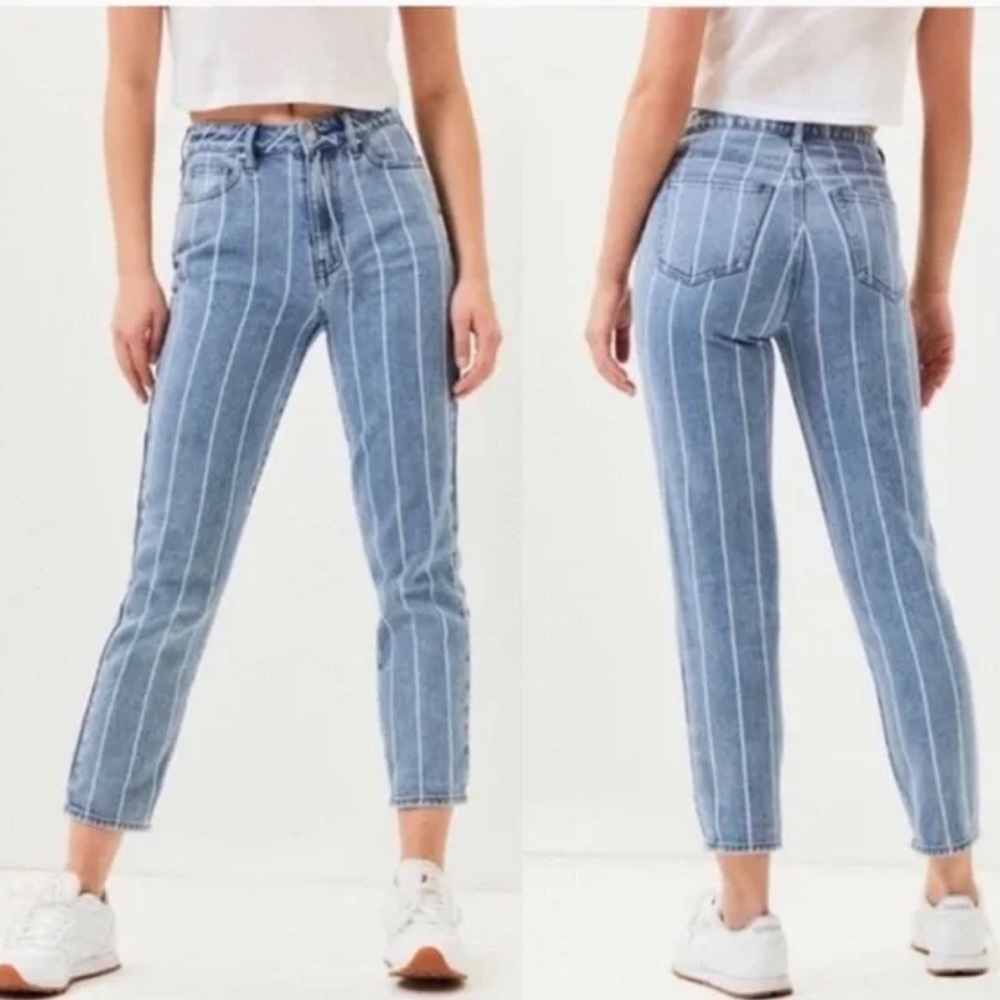 PacSun High Rise Mom Jeans In Railroad - Picture 3 of 16